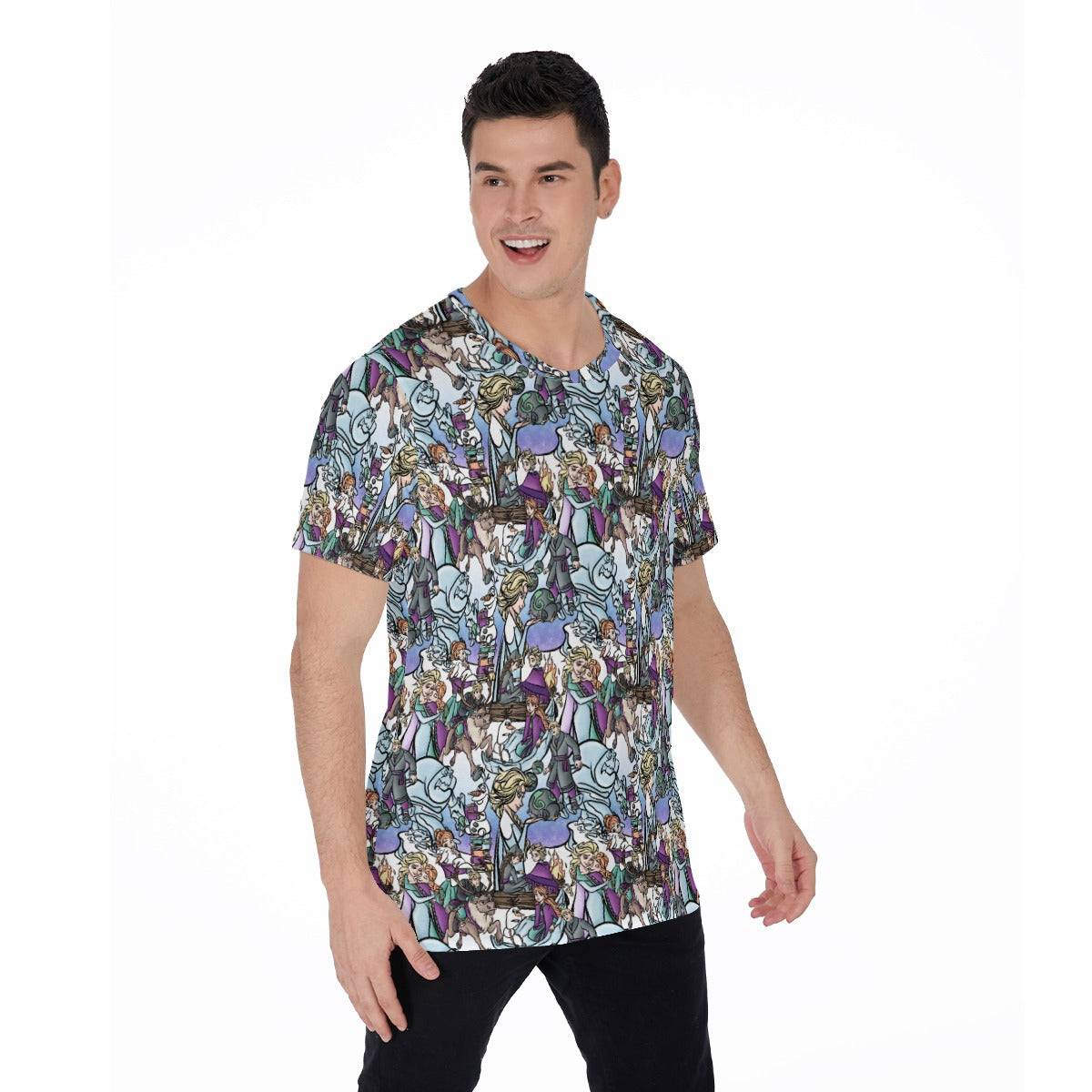 Enchanted Winter Journey - Men's Short Sleeve T-Shirt