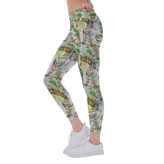 Jungle River Cruise - Women's Yoga Leggings