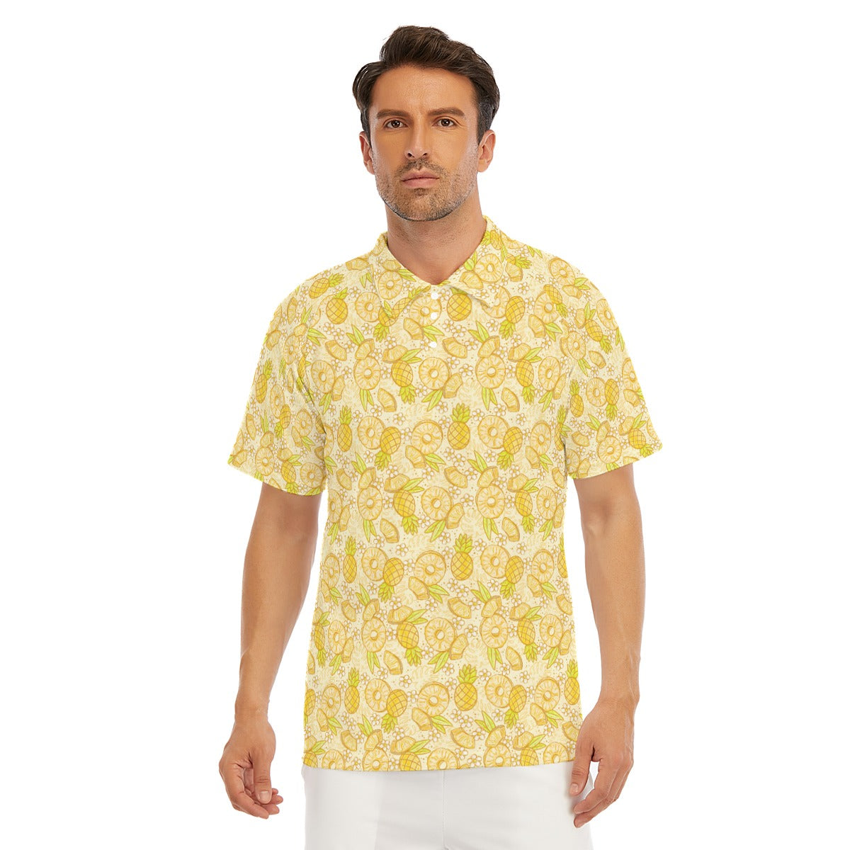 Summer Fruits - Pineapple - Men's Polo Shirt