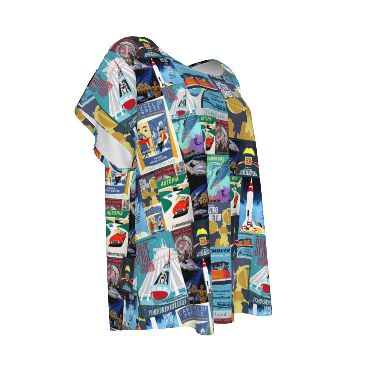 Vintage Tomorrow Ride Posters - Women’s Relaxed Fit Scoop Tee