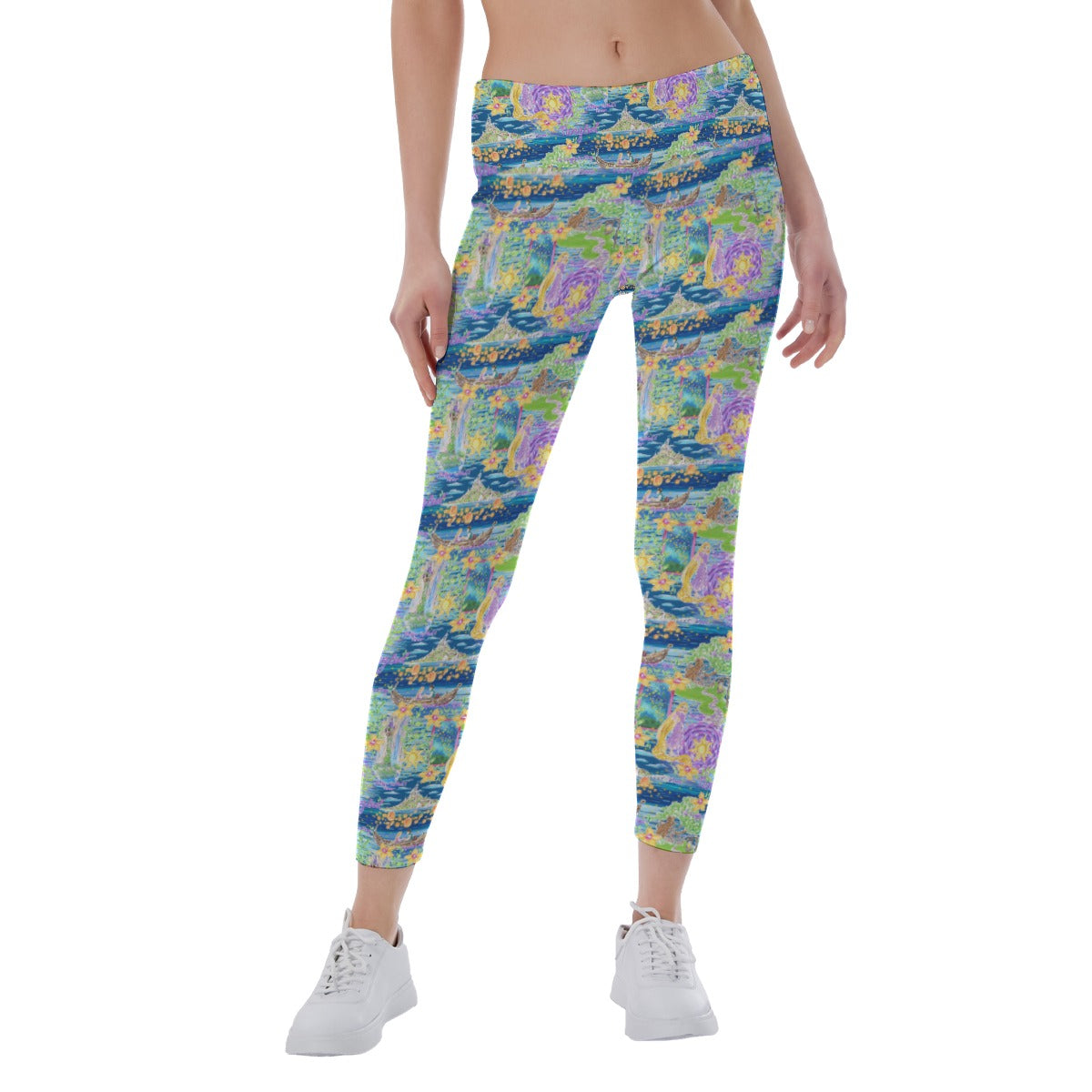 Lantern Festival Glow - Women's Yoga Leggings