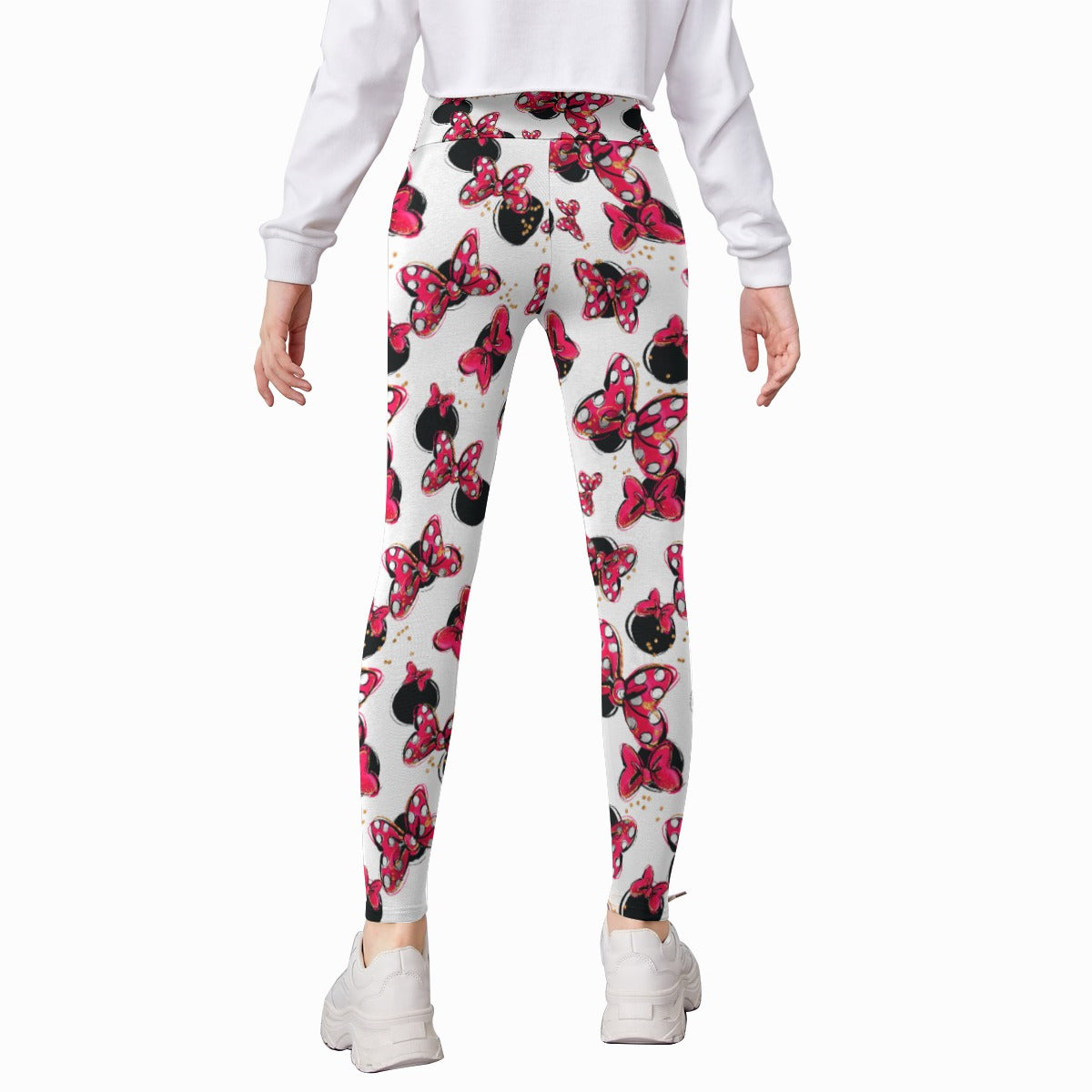 Polka Dot Bows & Mouse Ears - Kid's Leggings