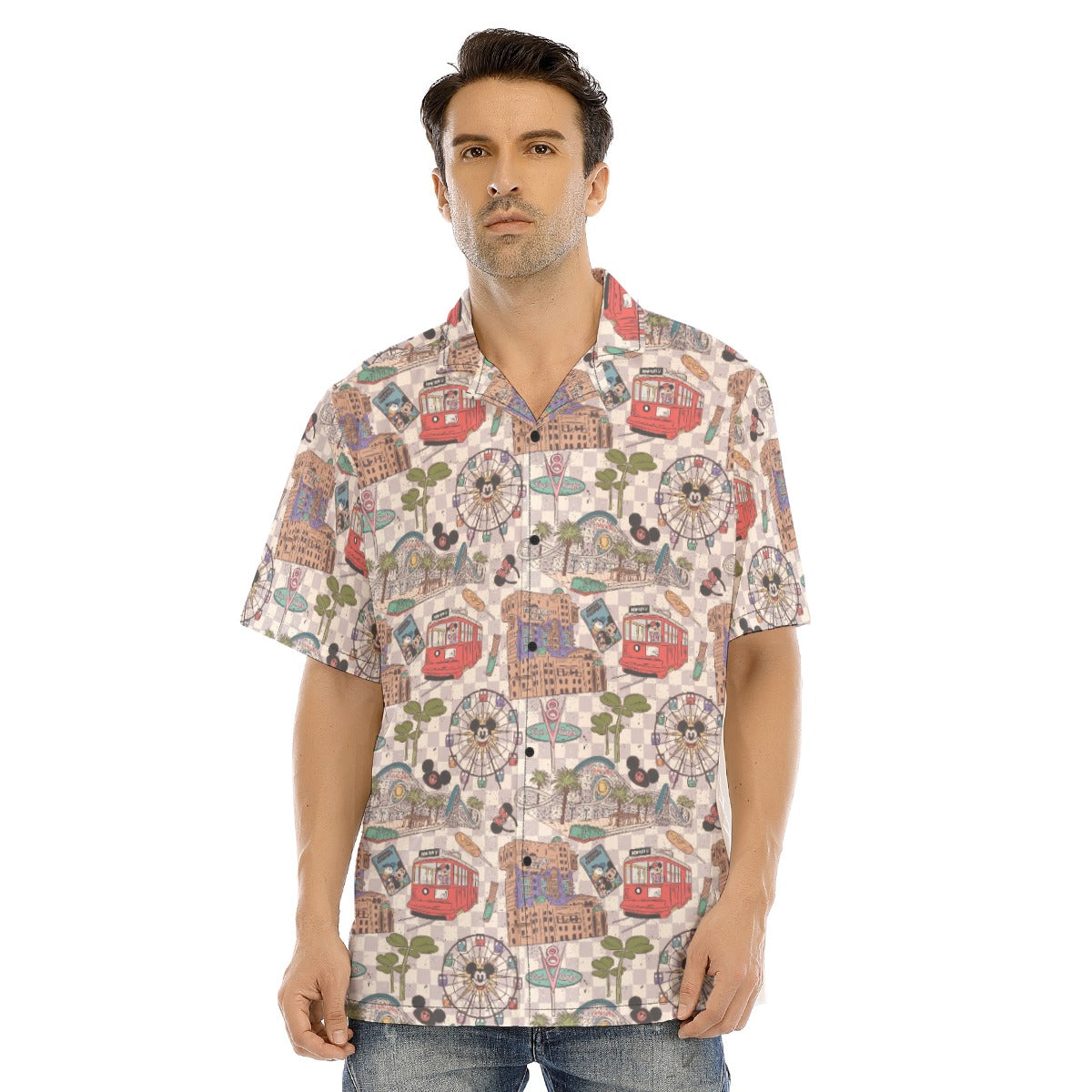 Original DCA - Men's Hawaiian Button Up Shirt