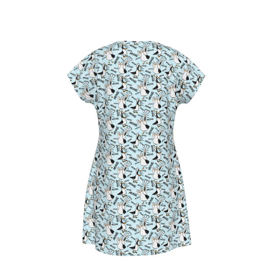 Mine Mine Mine Seagulls - Women's T-Shirt Dress