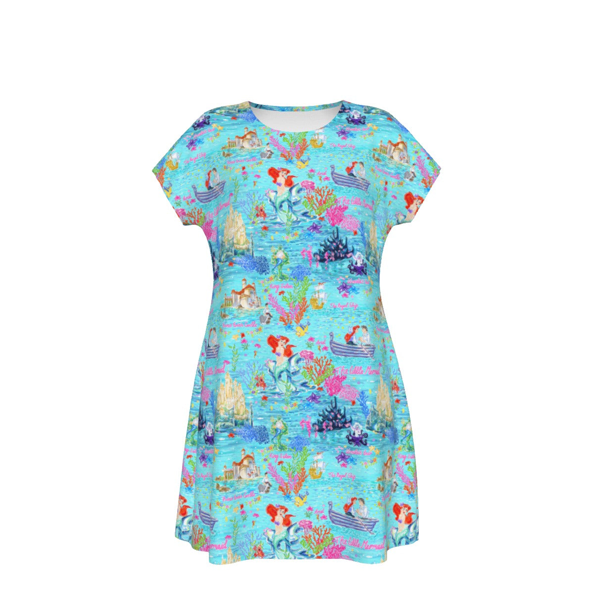 Ocean Wonderland Dreams - Women's T-Shirt Dress
