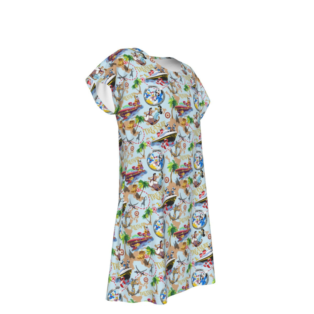 Treasure Voyage Cruise - Women's T-Shirt Dress
