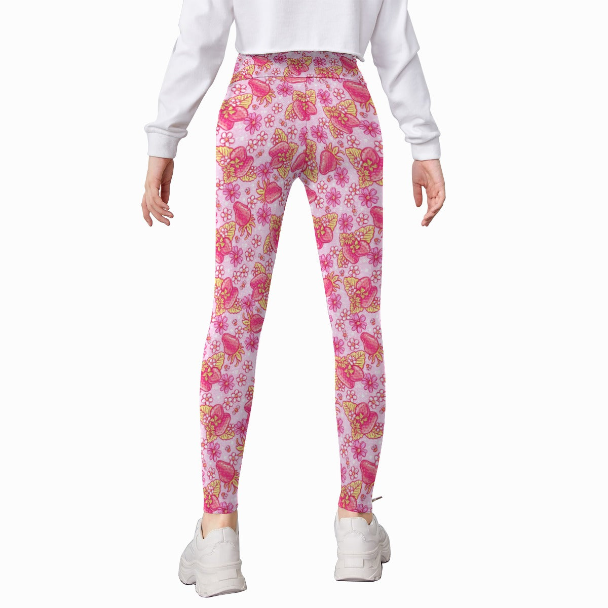 Summer Fruits - Strawberry - Kid's Leggings
