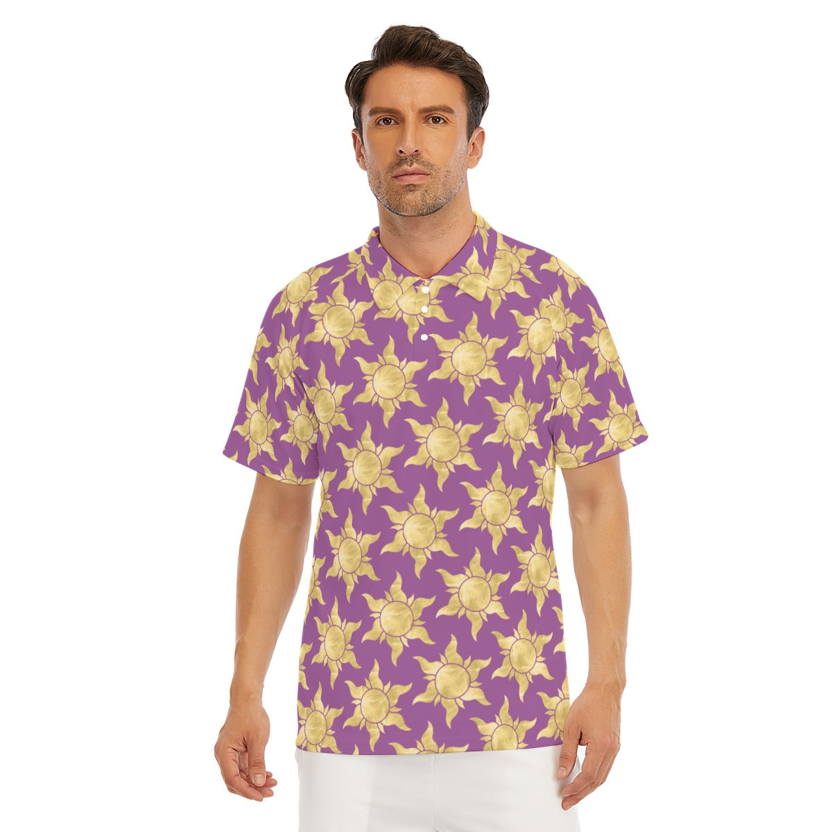 Golden Sun Symbols - Men's Polo Shirt