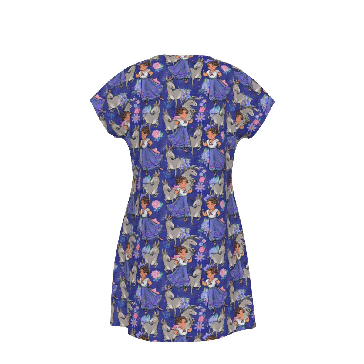 Whimsical Strong Heroine - Women's T-Shirt Dress