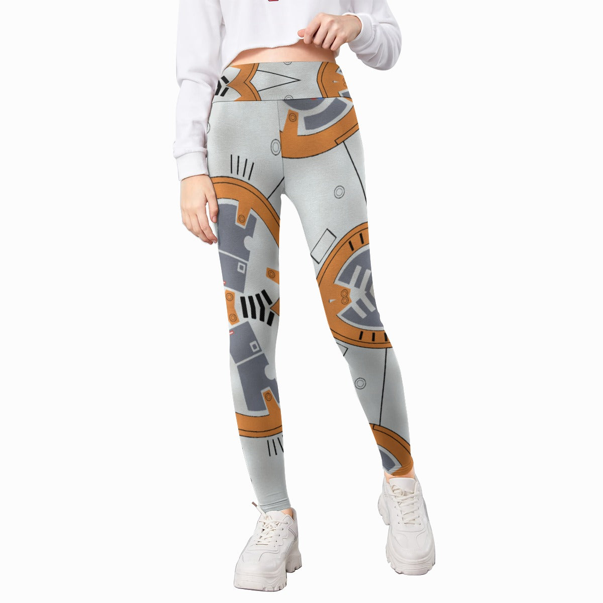 Little Round Droid - Kid's Leggings