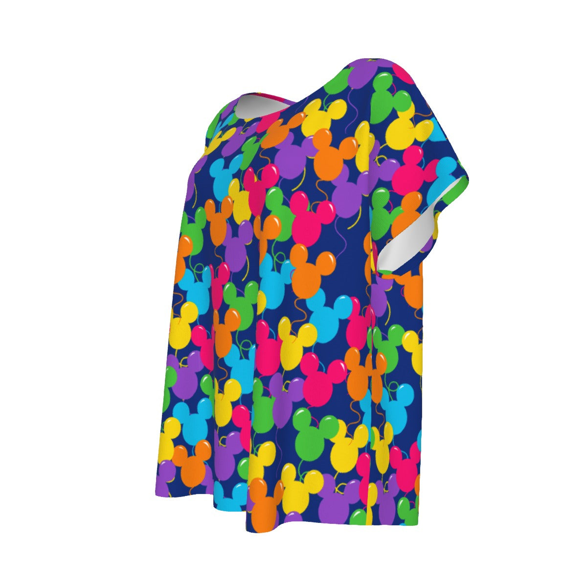 Bright Mouse Ear Balloons - Women’s Relaxed Fit Scoop Tee