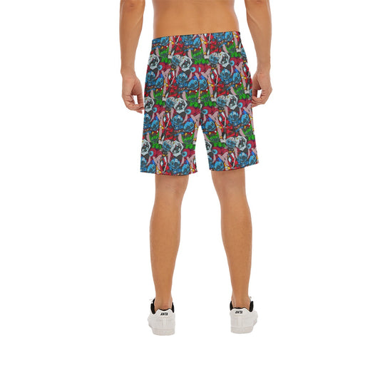 Superhero Stitch - Heroes Assembled - Men’s Pocket Beach Shorts