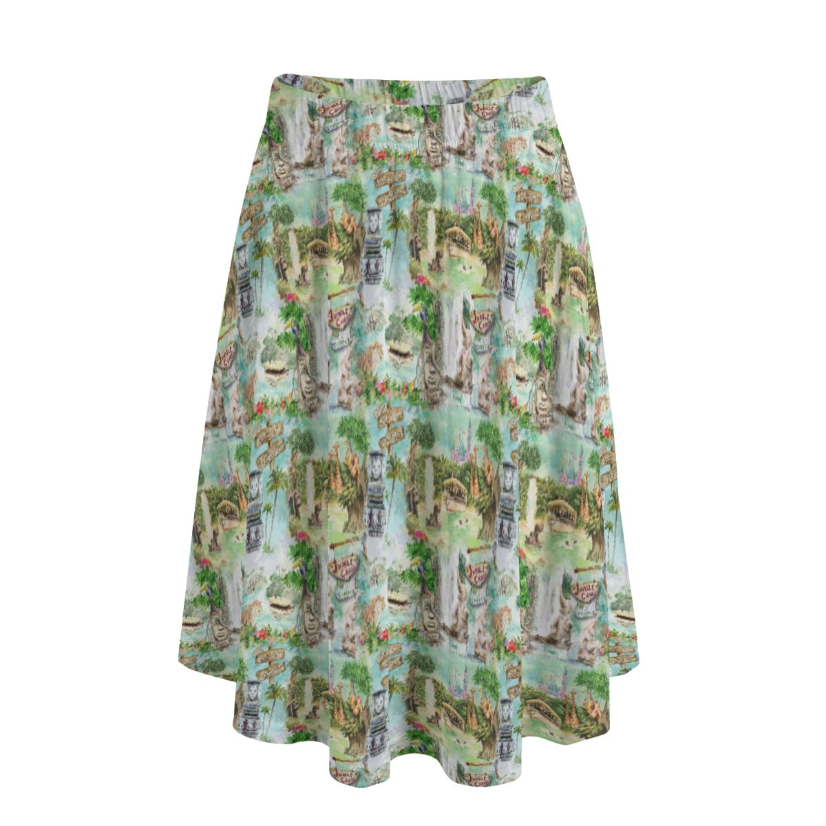Jungle River Cruise - Women’s Pocket Midi Skirt