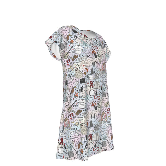 Every Era Collage - Women's T-Shirt Dress