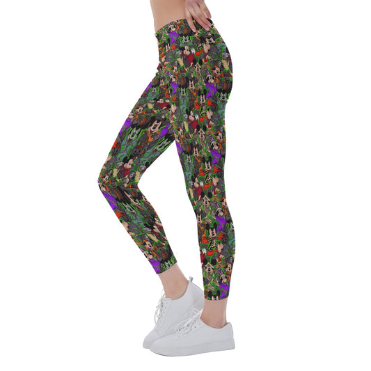 Halloween Costume Mashup - Women's Yoga Leggings