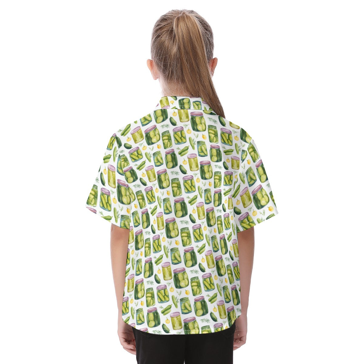 Perfect Pickle Jars - Kid's Hawaiian Button Up Shirt