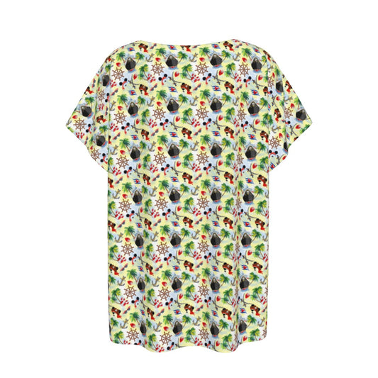 Pirate Night Cruise - Women’s Relaxed Fit Scoop Tee