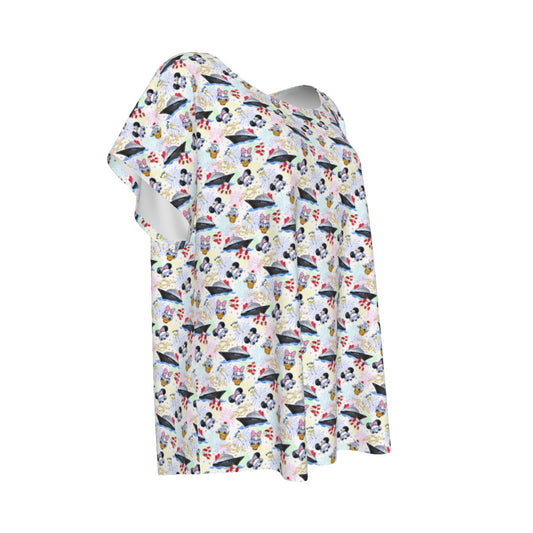 Wish Cruise Celebration - Women’s Relaxed Fit Scoop Tee