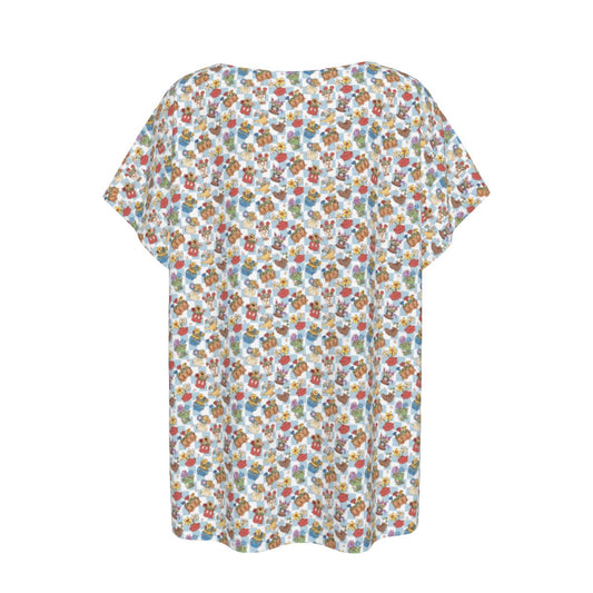 Flourishing Fairytale Pots - Women’s Relaxed Fit Scoop Tee