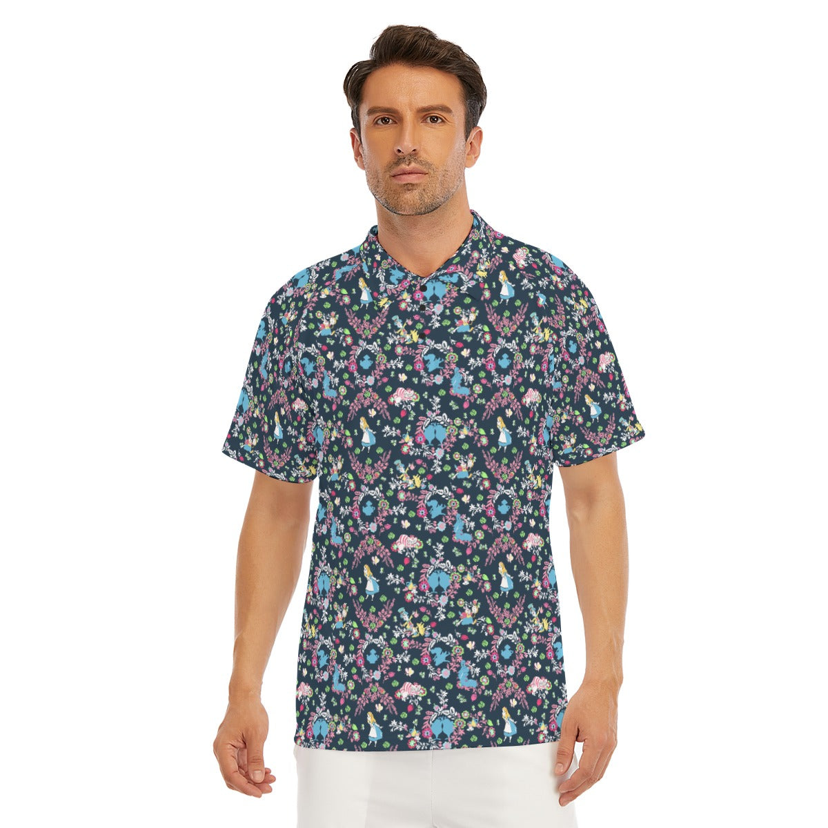Garden Whimsy - Wonderland Dreams - Men's Polo Shirt