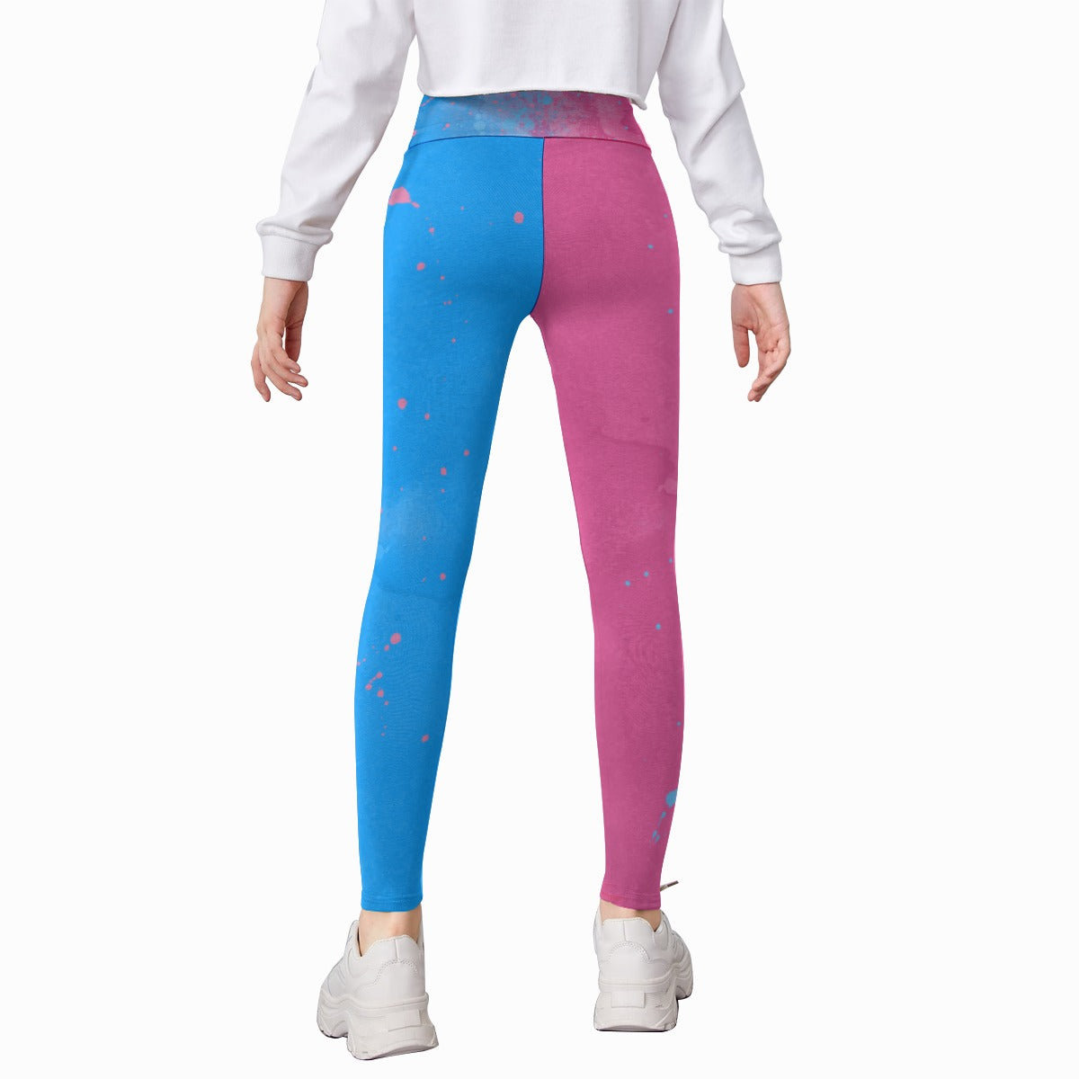 Pink or Blue Fairytale Dress - Kid's Leggings