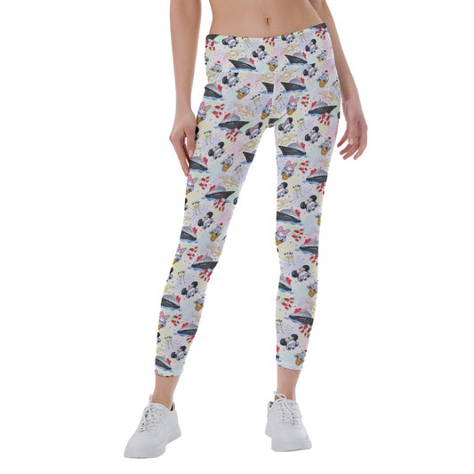 Wish Cruise Celebration - Women's Yoga Leggings