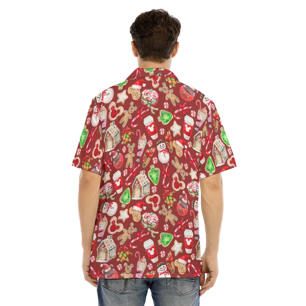 Christmas Snack Goals - Men's Hawaiian Button Up Shirt