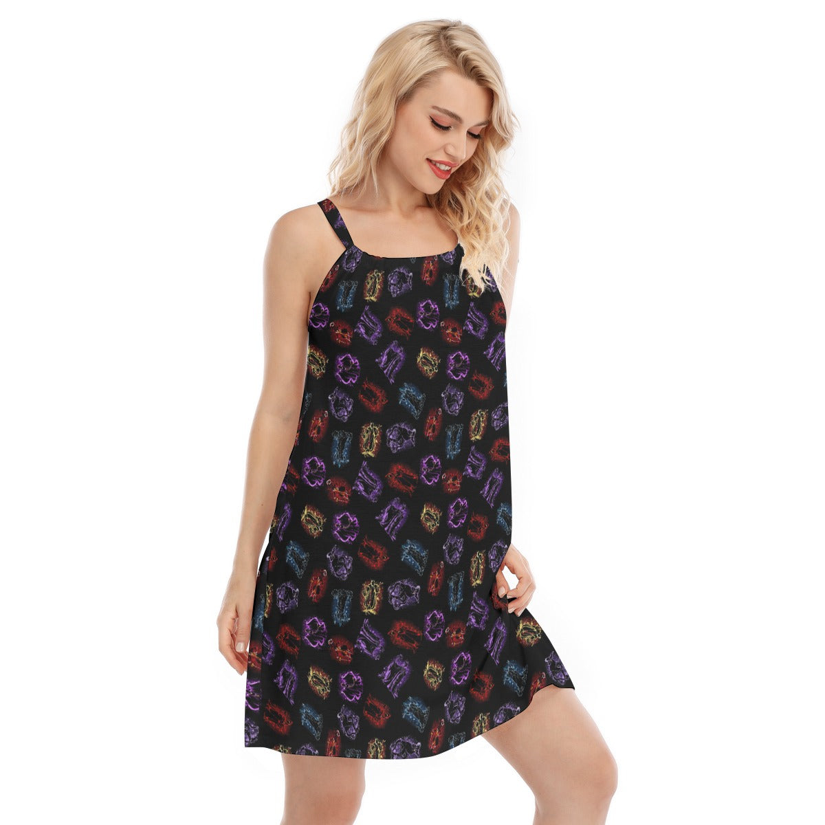Villain Silhouettes Sparkle - Women’s Adjustable Sundress