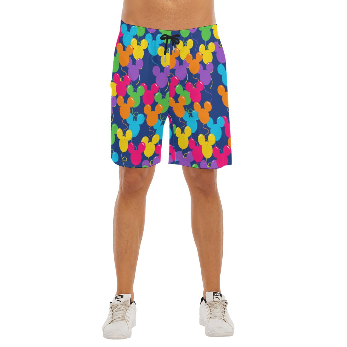 Bright Mouse Ear Balloons - Men’s Pocket Beach Shorts