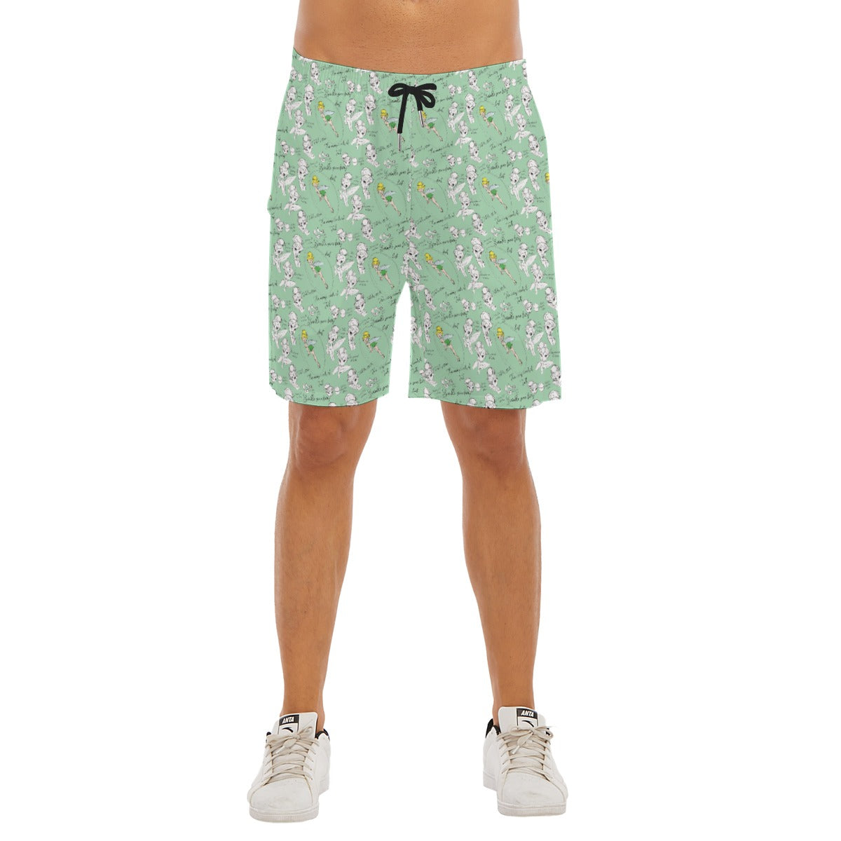 Drawing Pixie Fairy - Men’s Pocket Beach Shorts