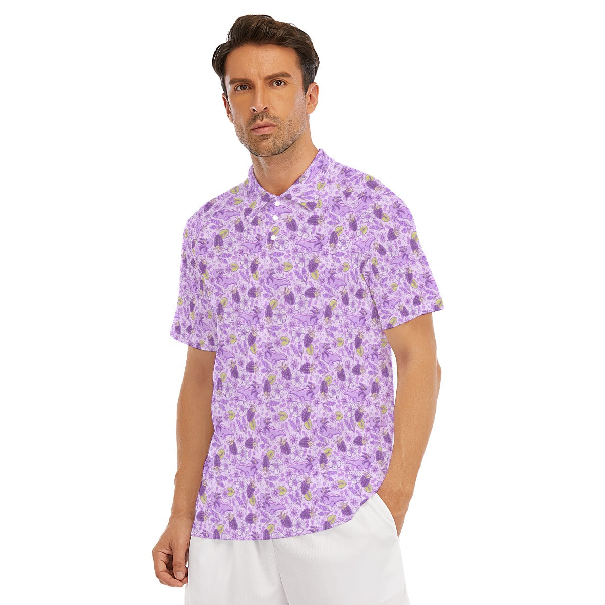 Fruitimals - Blackberry Axolotls - Men's Polo Shirt