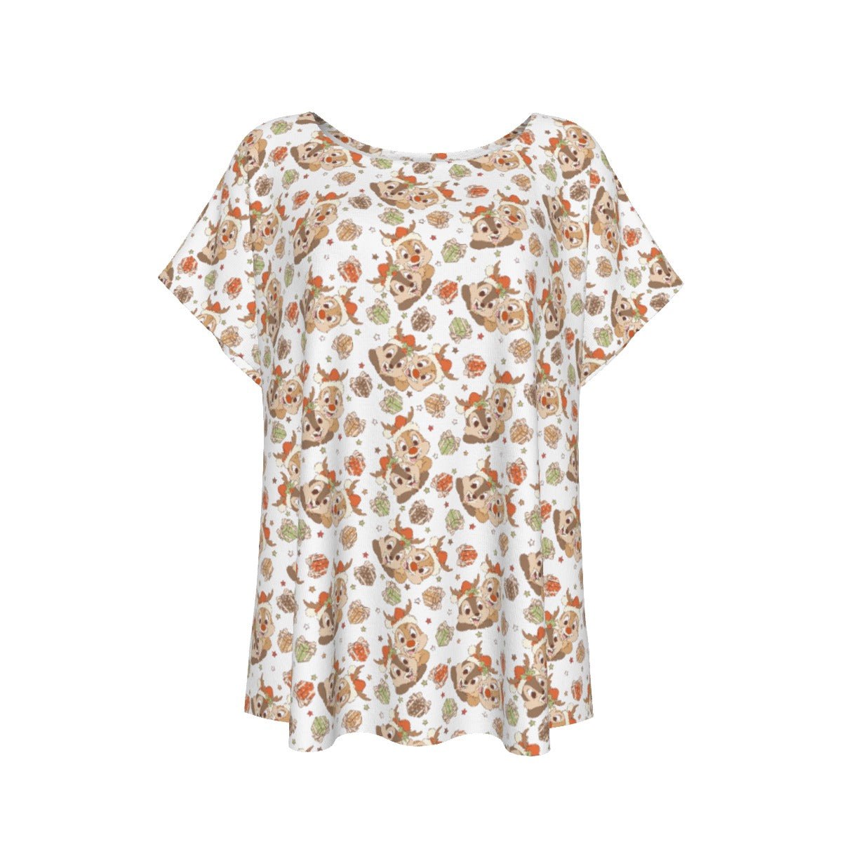 Holiday Mischief Duo - Women’s Relaxed Fit Scoop Tee