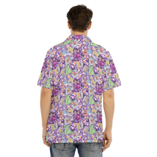 Not So Scary Halloween Party - Men's Hawaiian Button Up Shirt