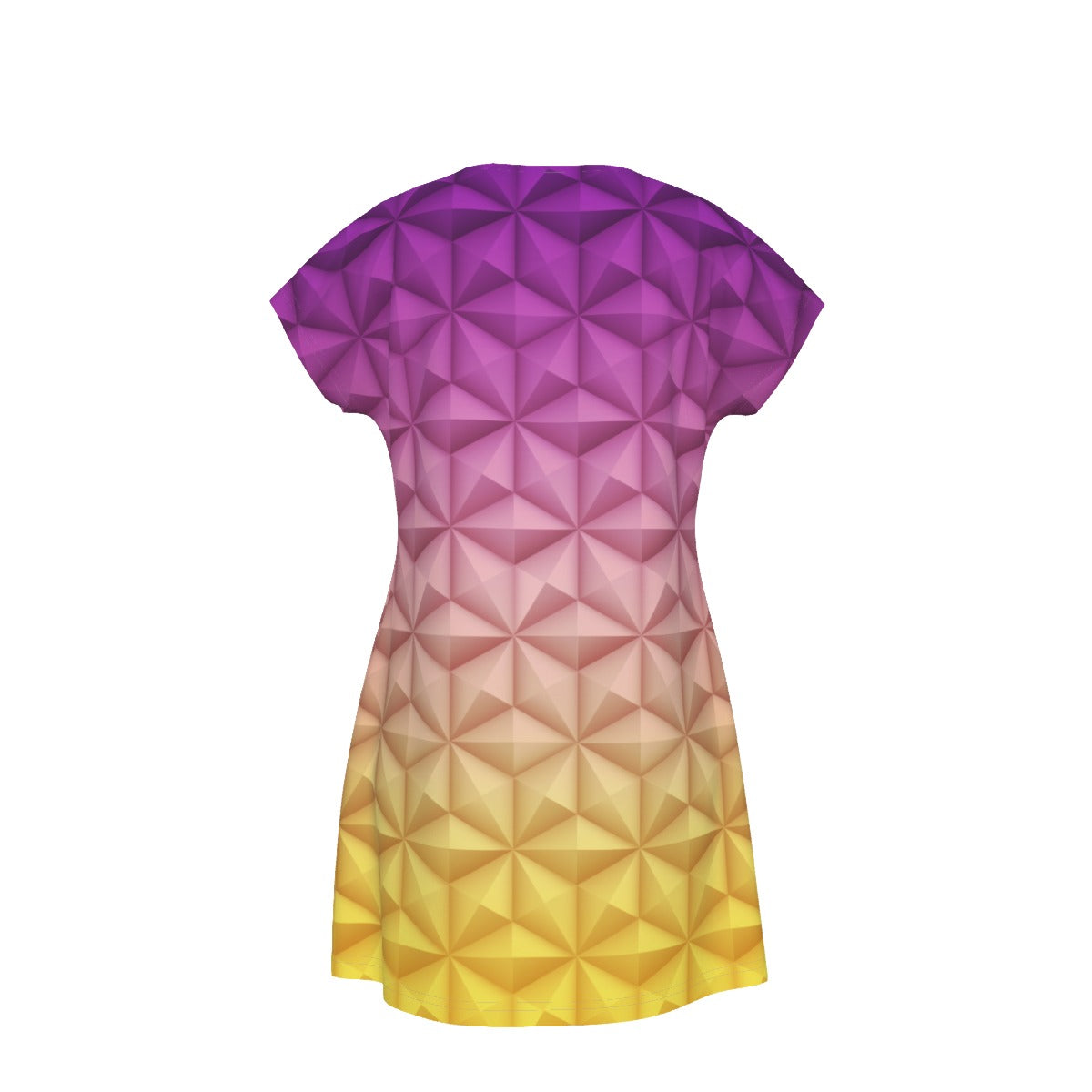 Geometric Spaceship Sphere - Women's T-Shirt Dress