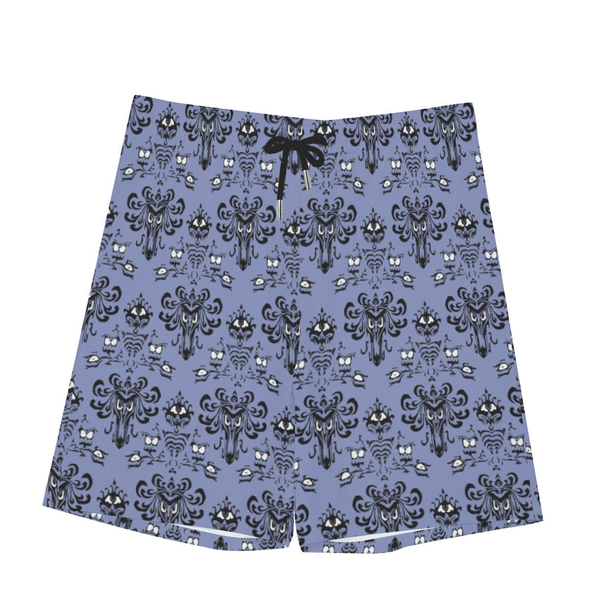 Spooky Mansion Wallpaper- Men’s Pocket Beach Shorts