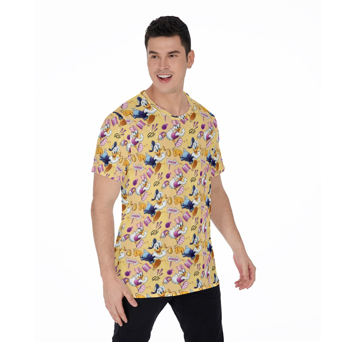 Feisty Marathon Match-Up - Men's Short Sleeve T-Shirt