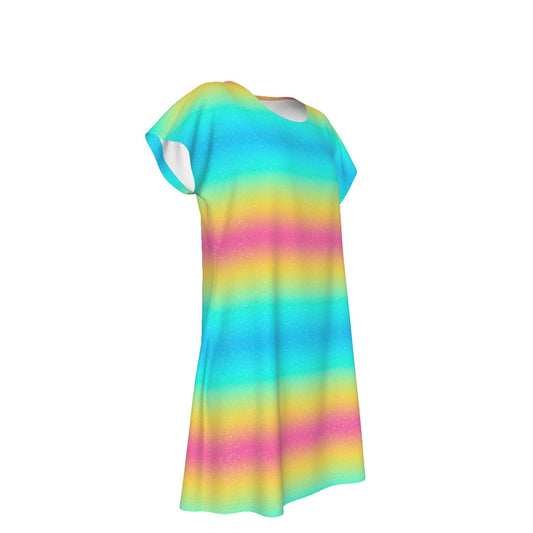 Rainbow Ombre - Women's T-Shirt Dress