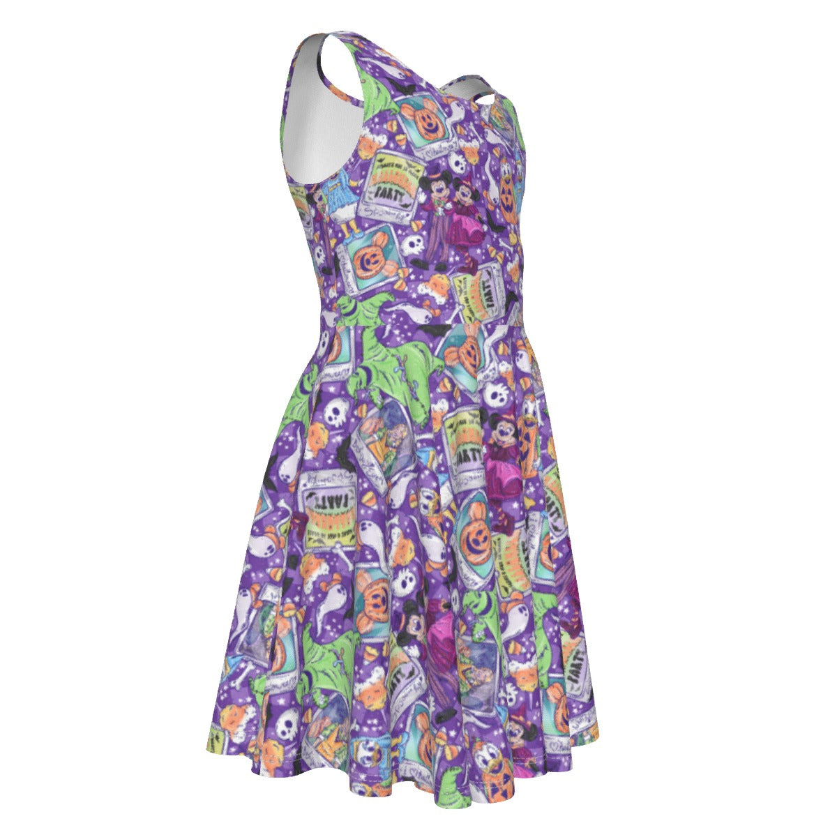 Not So Scary Halloween Party - Kid's Sleeveless Skater Dress