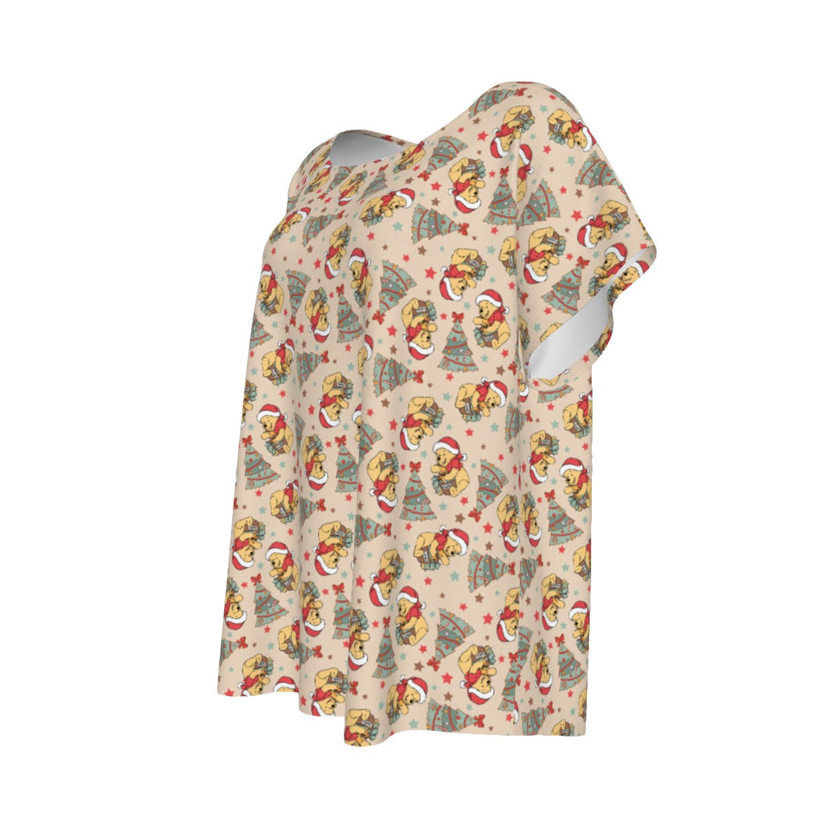 Cozy Bear Holiday Cheer - Women’s Relaxed Fit Scoop Tee
