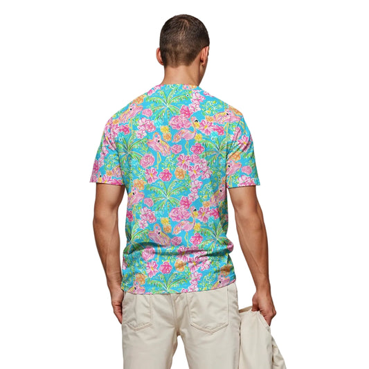 Flamingo Fiesta - Men's Short Sleeve T-Shirt