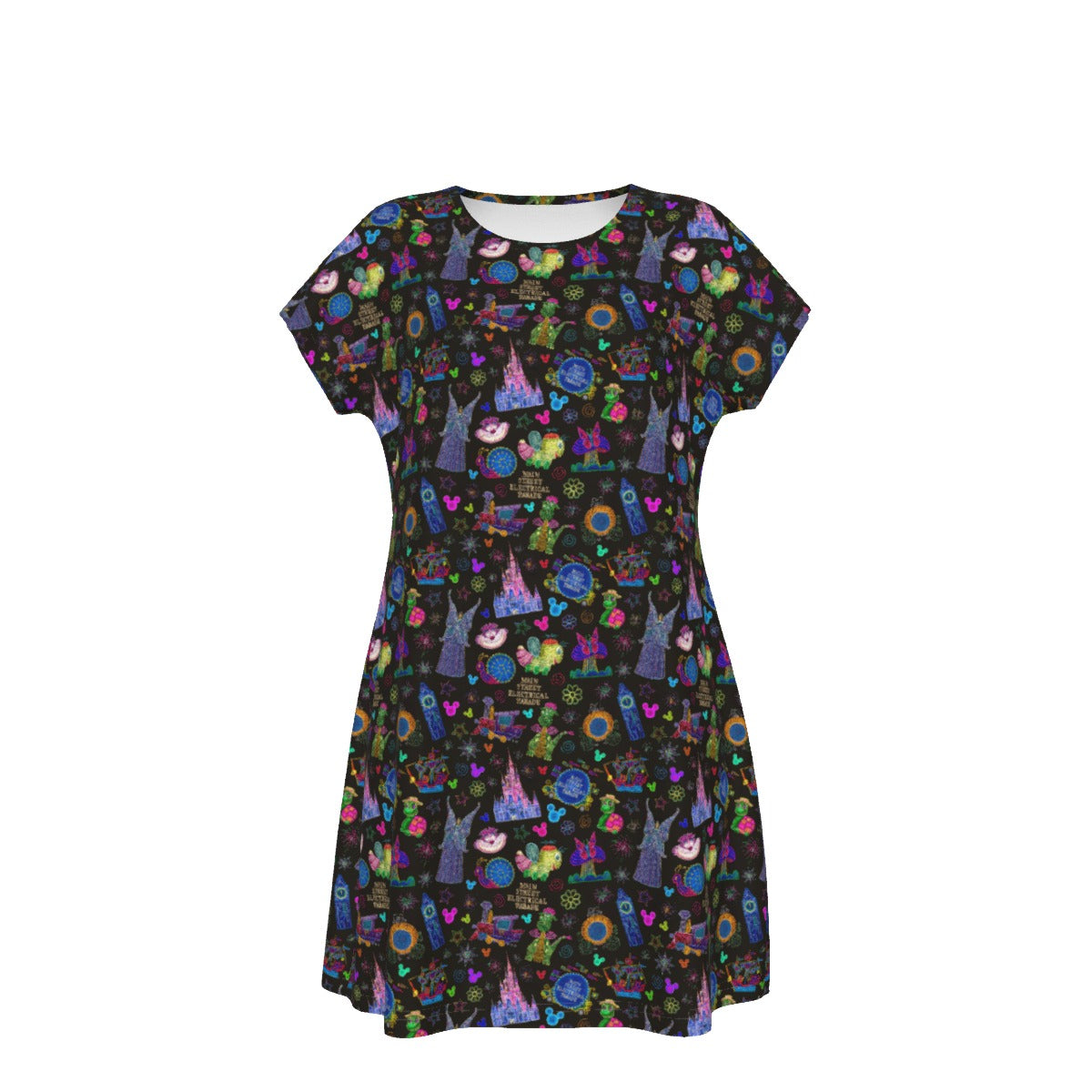 Main Street Neon Parade - Women's T-Shirt Dress