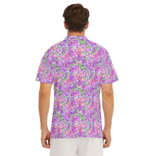 Tropical Splash Vibes - Iconic Crew - Men's Polo Shirt