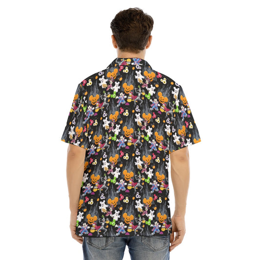 Mouse Gang Trick or Treat - Men's Hawaiian Button Up Shirt