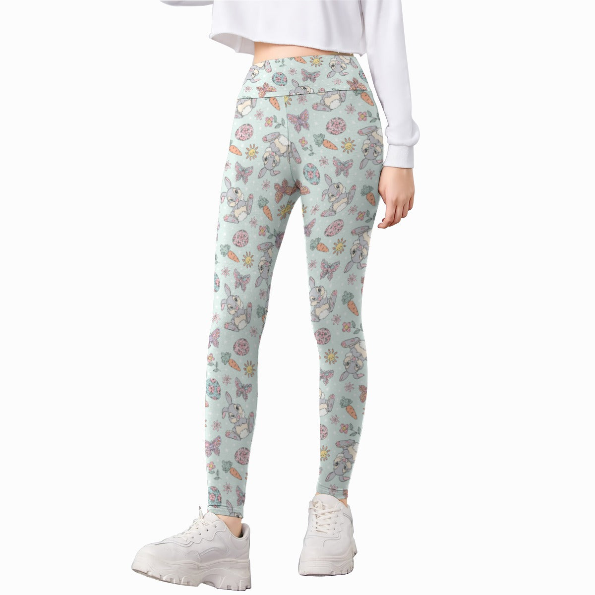Springtime Bunny Cheer - Kid's Leggings