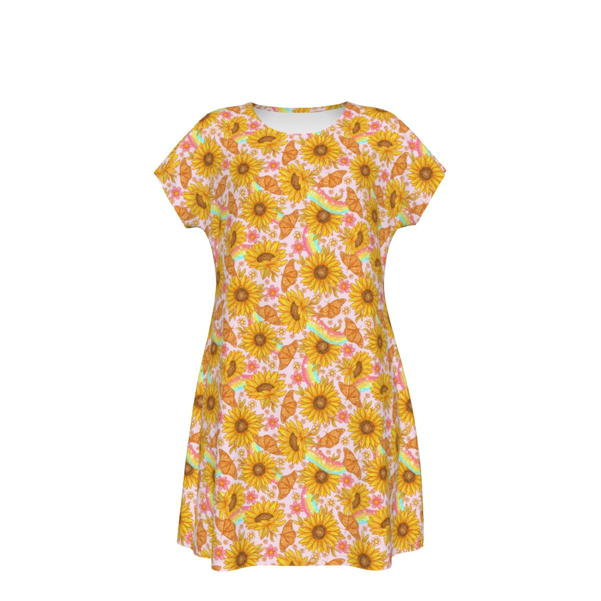 Sunflower Dreams - Women's T-Shirt Dress
