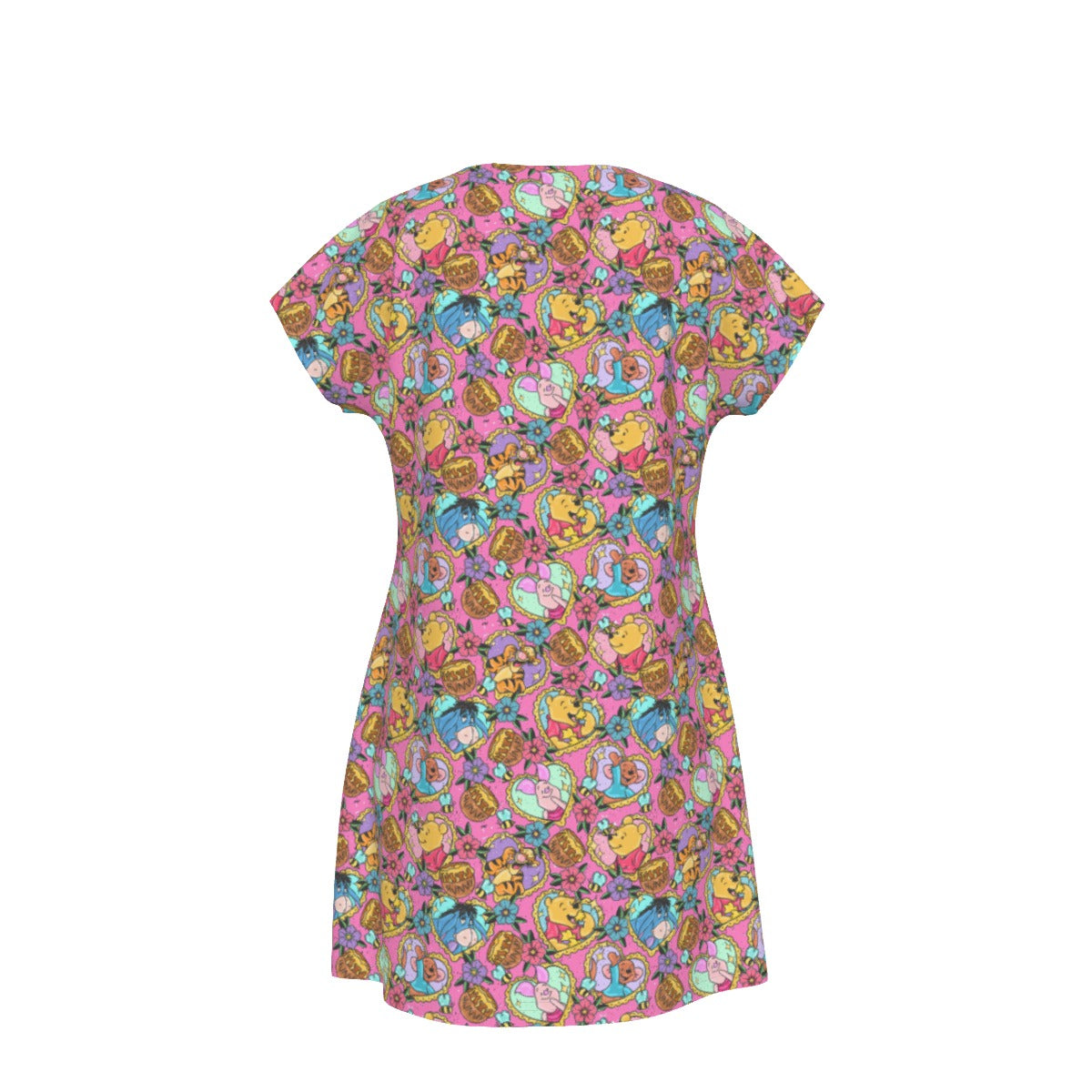 Tattoo Hearts Woodland Friends - Women's T-Shirt Dress