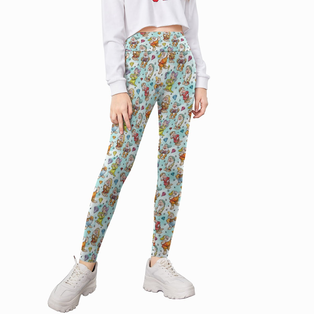 Seven Helpers Sketch - Kid's Leggings