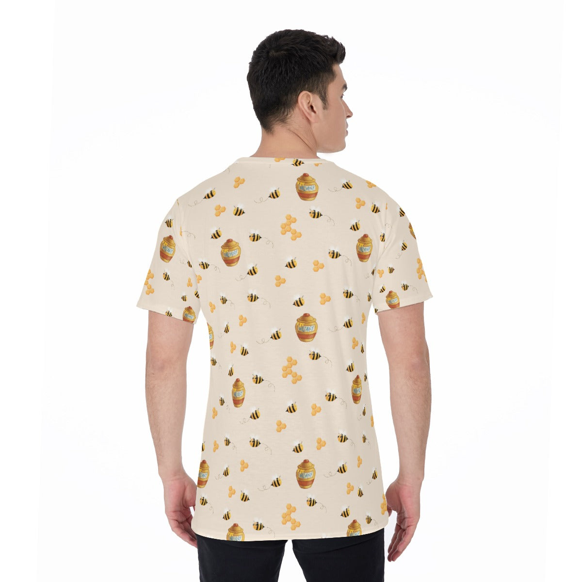 Sweet Hunny Pot & Bees - Men's Short Sleeve T-Shirt