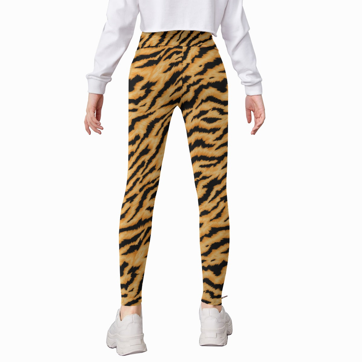 Animal Print - Tiger - Kid's Leggings