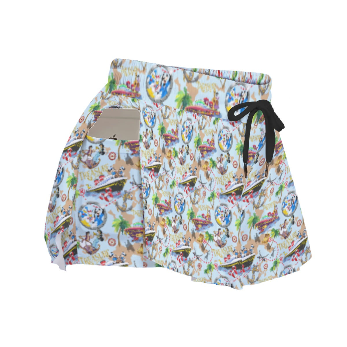 Treasure Voyage Cruise - Women's Flowy Pocket Shorts
